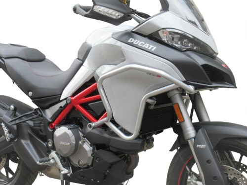 Crash bars for Ducati Multistrada 950 (2019 - ...) - silver - left side