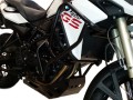 Engine guard for BMW F 700 GS (13-16) / F 650 GS (08-12) - steel black on motorcycle