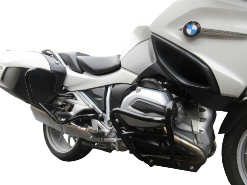 Front and rear crash bars for BMW R 1200 RT LC (2017 - ) - black