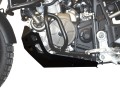 Engine guard for Aprilia Tuareg 660 - aluminium black left side
