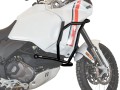 Upper crash bars for Ducati DesertX black - right side