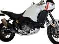 HEED Ducati DesertX upper crash bars black with bags - right side