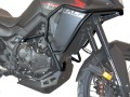 Upper HEED crash bars for Honda XL 750 Transalp - black right profile