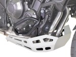 A set for Honda NX500 (2024 - ...) - lower crash bars + steel silver engine guard