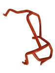 Left side of crash bar for KTM 890 Adventure / 890 Adventure R / 790 Adventure / 790 Adventure R (2019-2022) - Bunker, orange