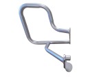 Right side of crash bar for BMW K 1600 GT/GTL (2017 - ) Rear, silver 