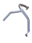 Right side of crash bar for Yamaha FZ 6 Fazer (2004-2010) - silver