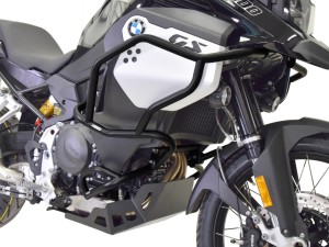 Crash bars Bunker set for BMW F 900 GS Adventure (2024 - ...) - black + sliders for crash bars
