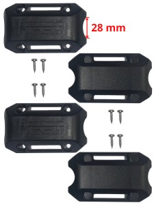 2 HEED sliders for crash bars 28 mm