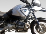 Crash bars for BMW R 1150 GS Adventure (2001-2005) - Full Bunker black + sliders for crash bars 