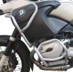 Crash bars for BMW R 1200 GS Adventure (2006-2008) - upper + lower + sliders for crash bars