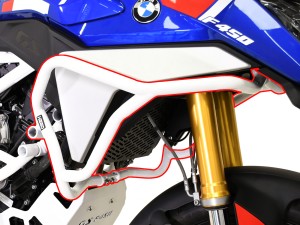 Crash bars for BMW F 450 GS - upper, white
