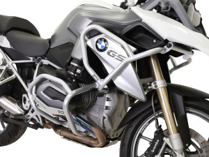 Crash bars for BMW R 1200 GS LC (2013-2016) - Full Bunker Classic silver + Bags