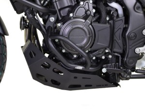 Engine guard for Honda NX500 manual and e-clutch - aluminium black